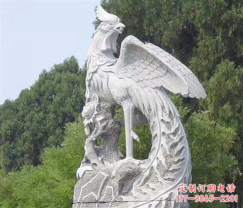 河源大理石凤凰雕塑