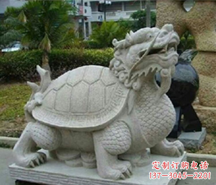 河源大理石铜钱龙雕塑