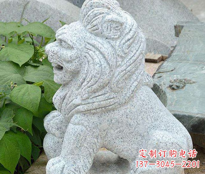 河源大理石狮子雕塑