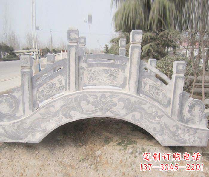 河源精美大理石小型拱桥石雕