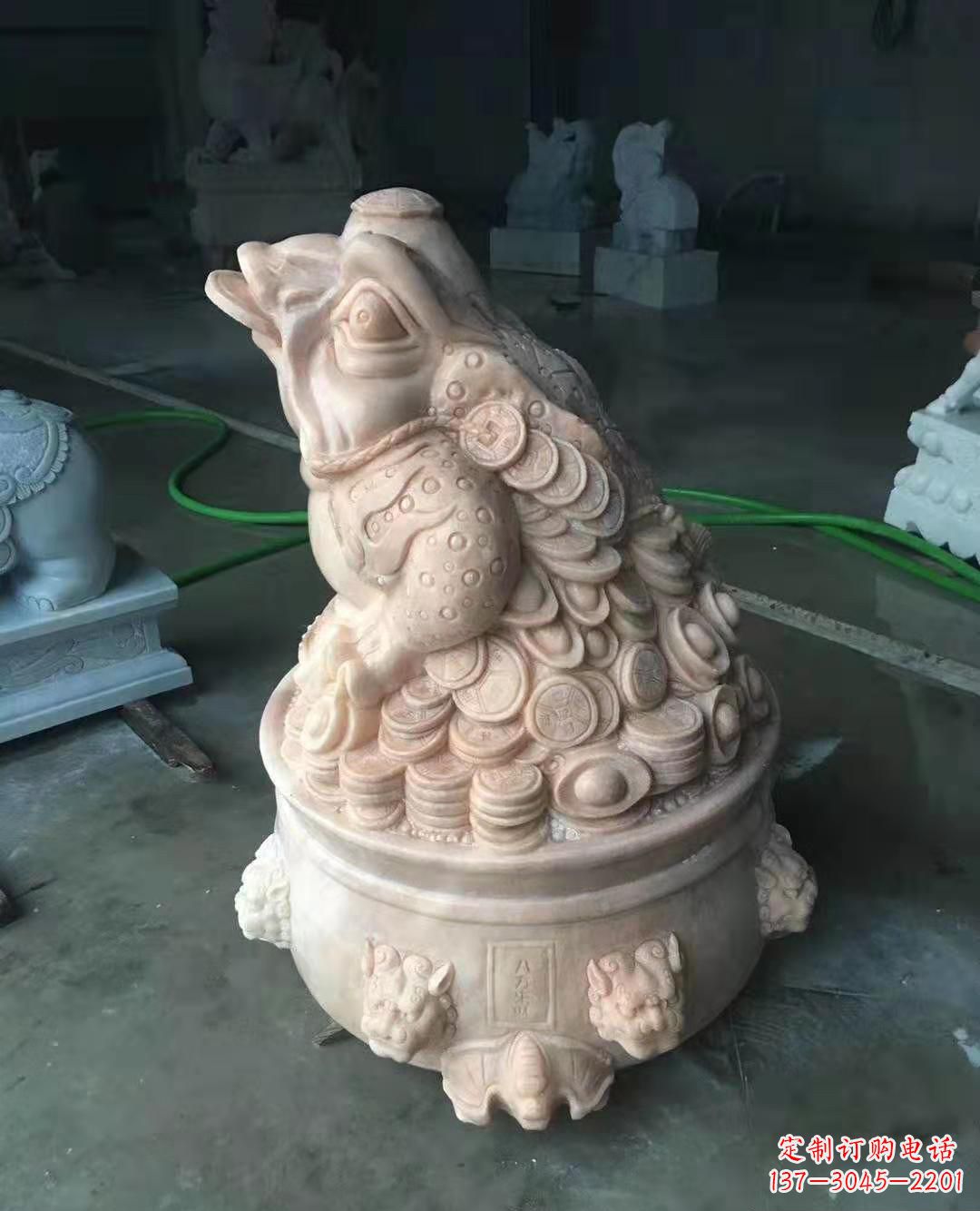 河源精致石雕动物雕塑
