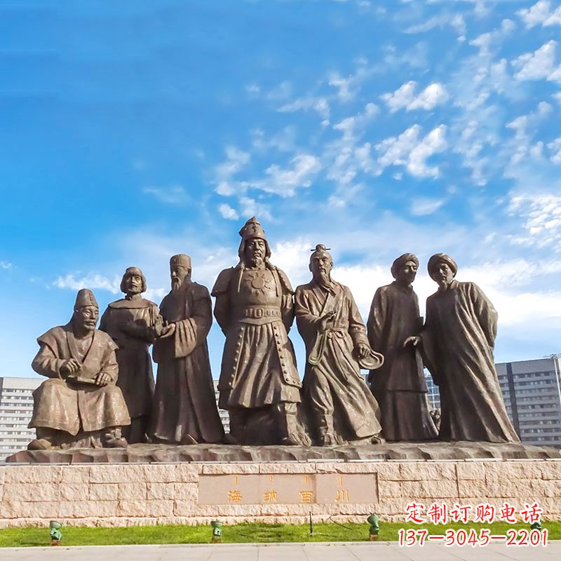河源成吉思汗雕塑,赞颂大蒙古国建国者