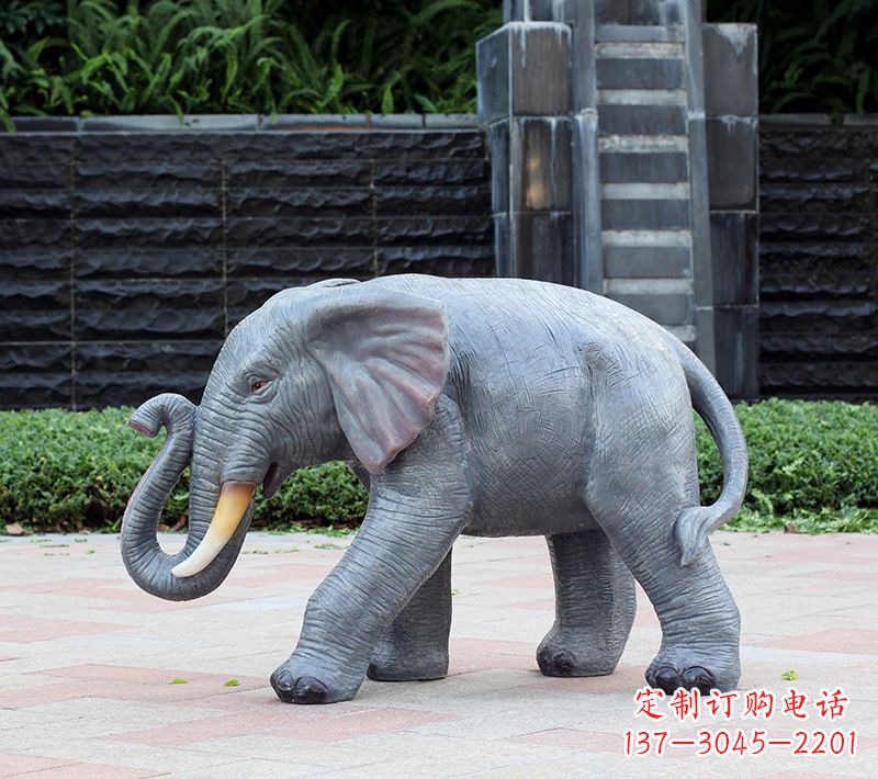 河源大象 石雕雕塑
