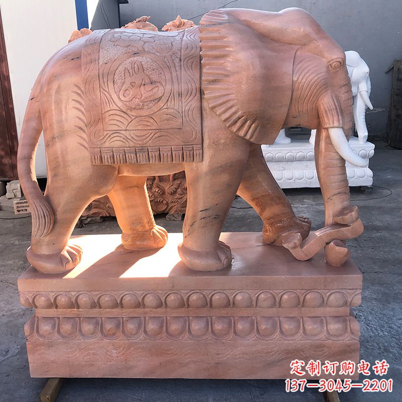 河源大象 石雕