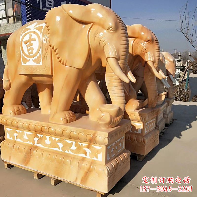 河源以大象雕塑点缀你的风水