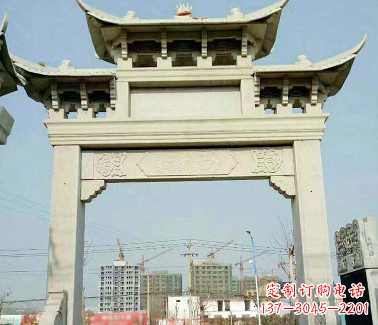 河源精美牌坊石雕