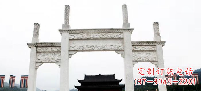 河源道路大理石牌坊 (3)