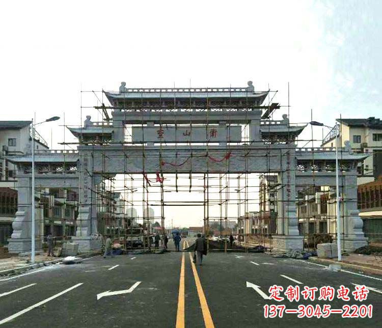 河源牌坊石雕——精致细腻,展示正气