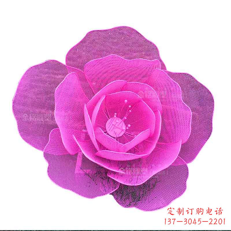 河源精美玫瑰金属雕塑