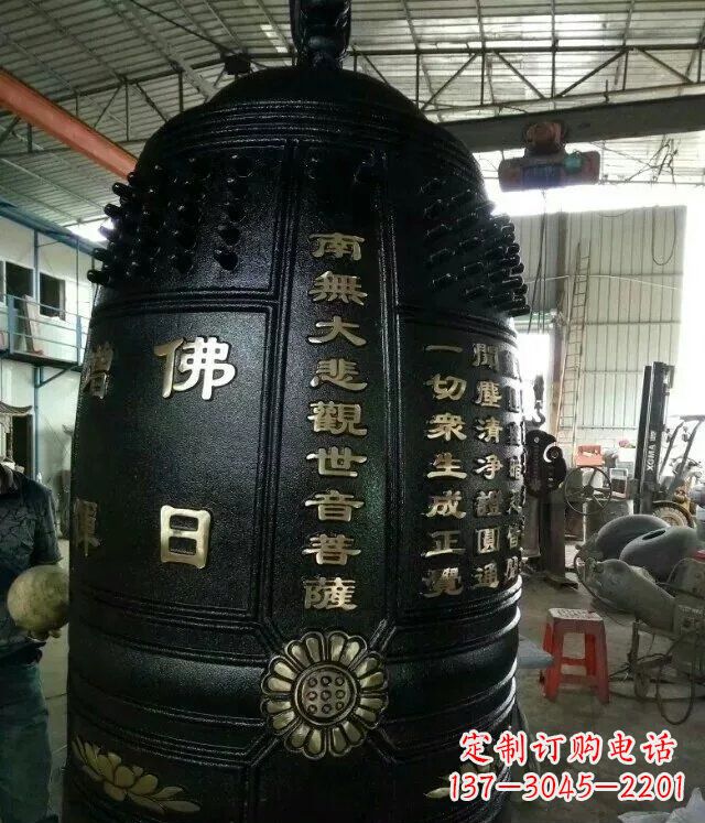 河源精美铜雕铜钟
