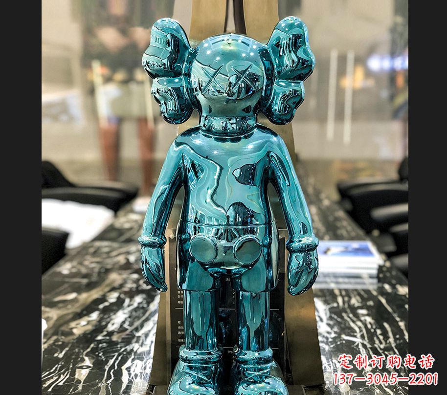河源不锈钢机器人雕塑