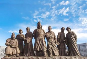 河源成吉思汗雕塑，赞颂大蒙古国建国者