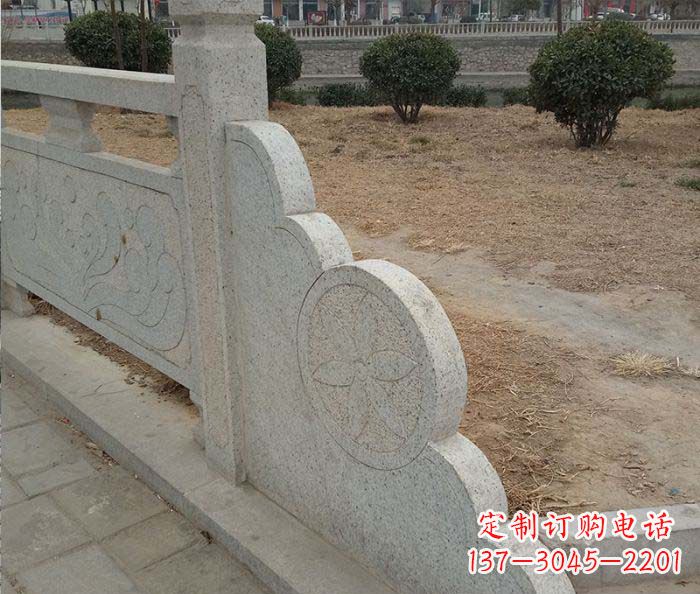 河源精美仿古护城河石雕栏板