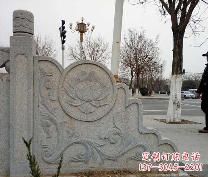 河源仿古护城河石栏板
