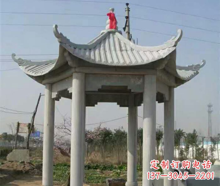 河源典雅的仿古凉亭石雕