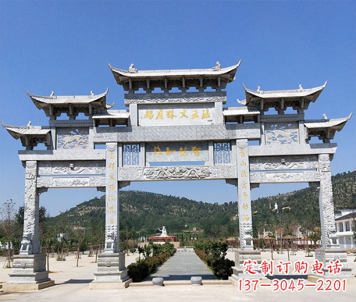 河源特色牌坊石雕