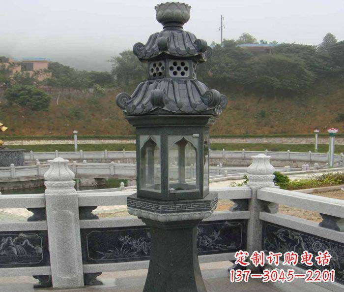 河源仿古石灯公园景观石雕