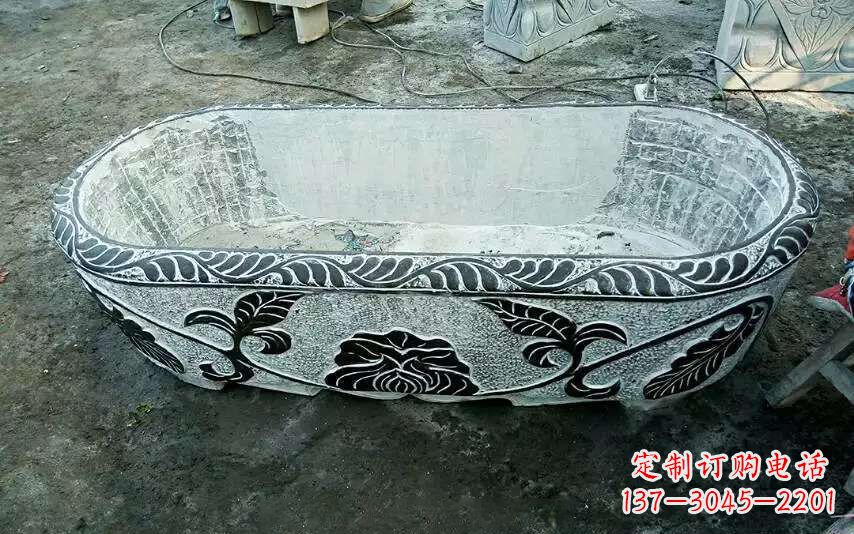 河源仿古水缸石雕