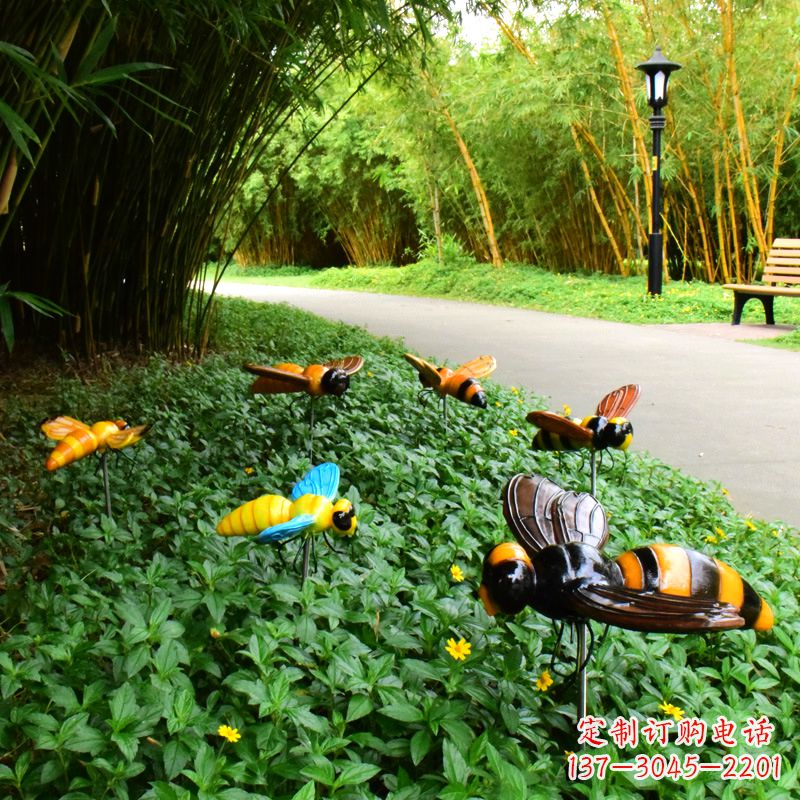 河源中领雕塑自然蜜蜂雕塑