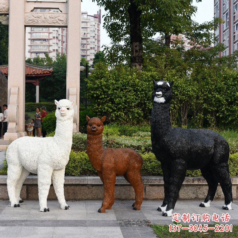 河源优雅耐用的玻璃钢仿真动物雕塑