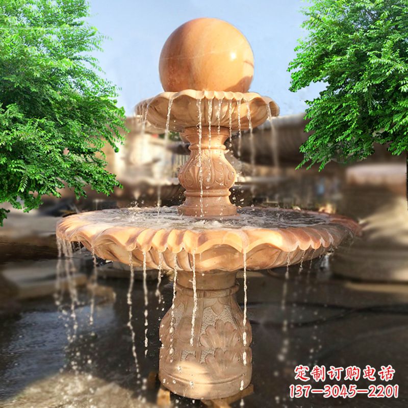 河源精致别致的风水球雕塑
