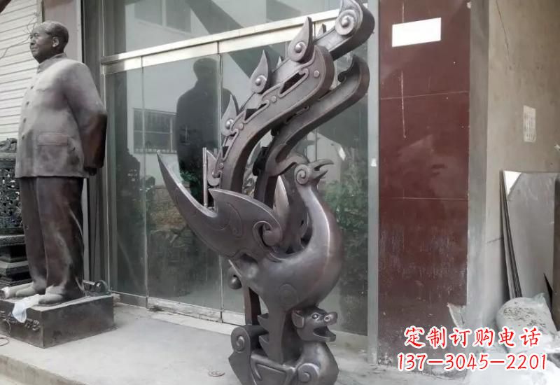 河源凤凰貔貅铜雕