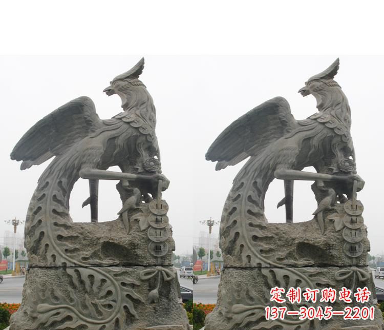 河源艺术级凤凰石雕