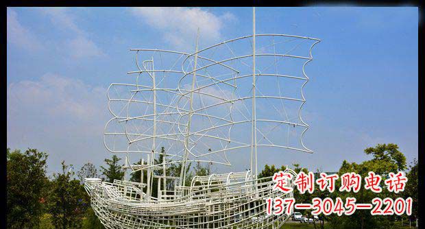 河源唯美不锈钢帆船雕塑
