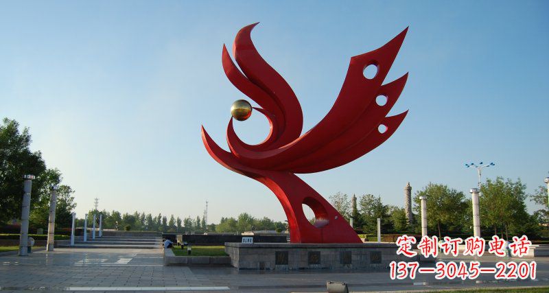 河源凤凰雕塑——浓缩的美丽传统