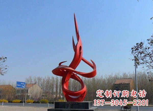 河源不锈钢火苗经典建筑雕塑