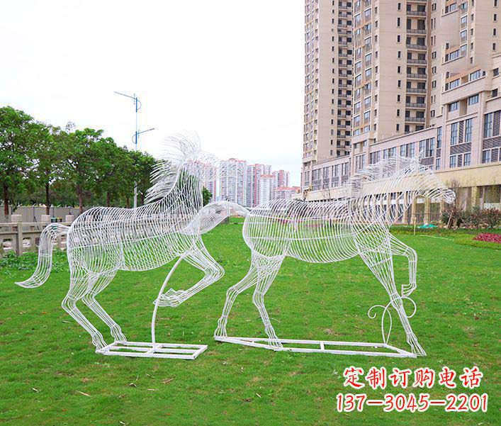 河源不锈钢马雕塑