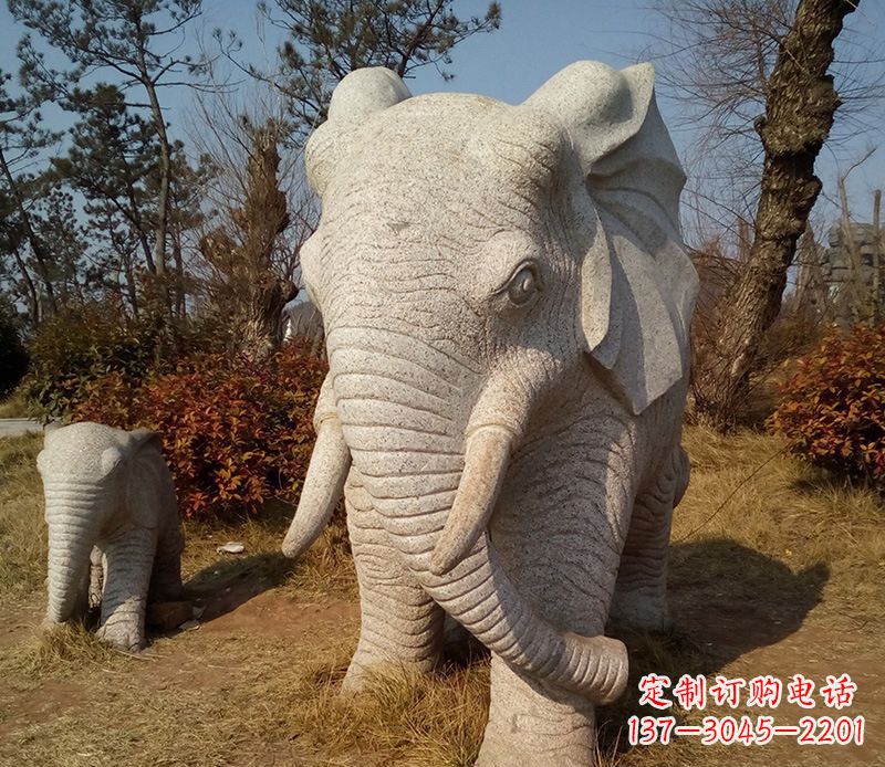 河源精美大象雕塑