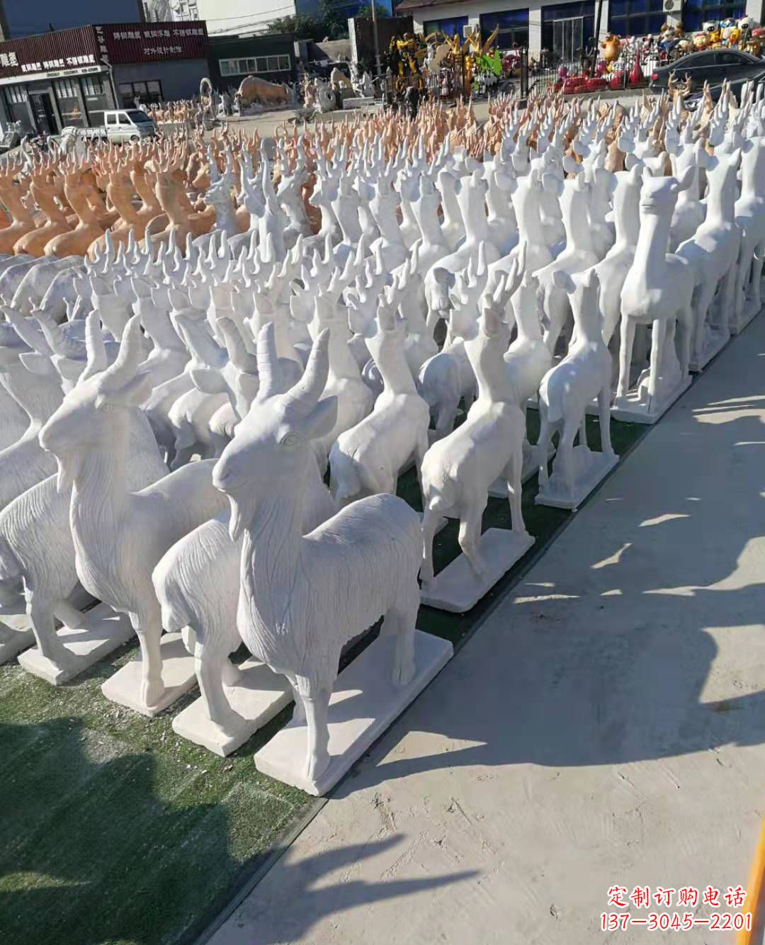 河源大理石羊雕塑