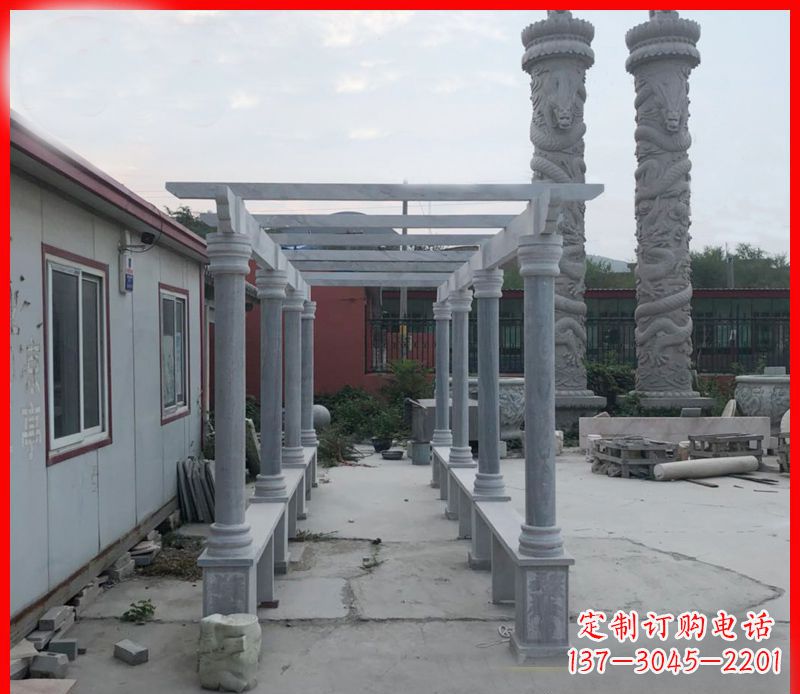 河源艺术之大理石石雕长廊