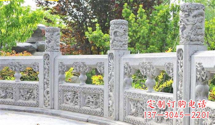 河源公园仿古石栏板雕塑