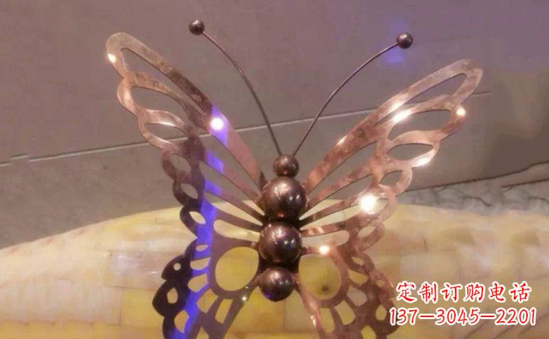 河源高品质不锈钢蝴蝶雕塑