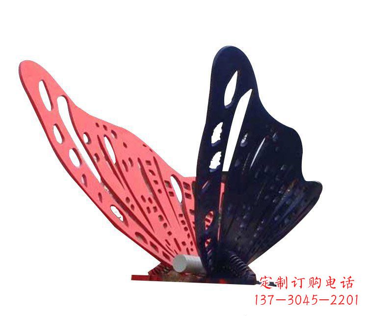 河源精致纯粹,不锈钢蝴蝶雕塑