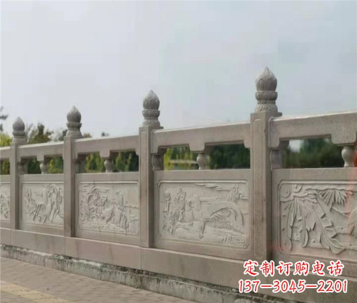 河源泰山大理石浮雕栏板雕塑
