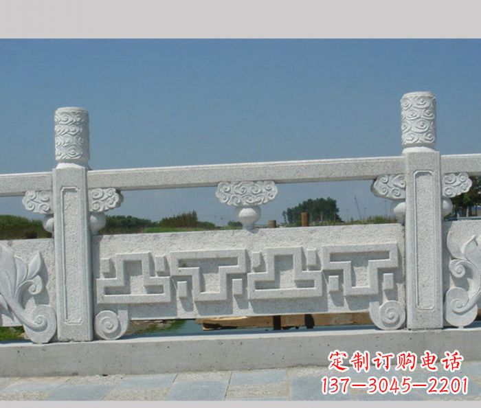 河源公园景观大理石栏板雕塑