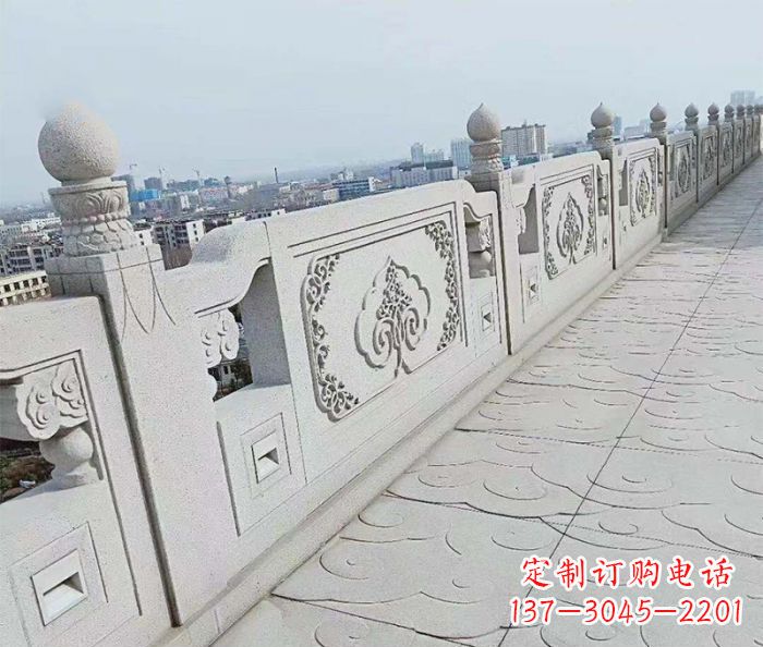 河源精美大理石栏板雕塑