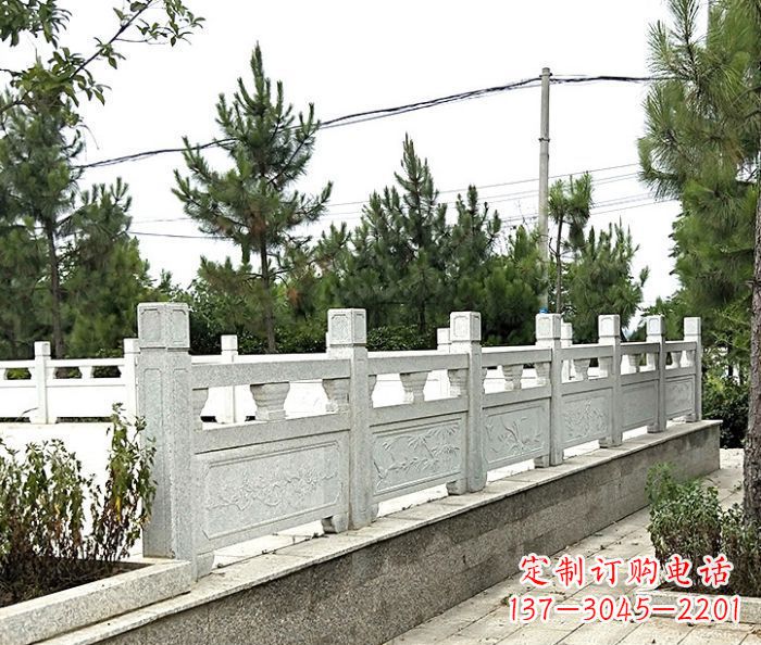 河源大理石栏板石雕,构筑公园景观