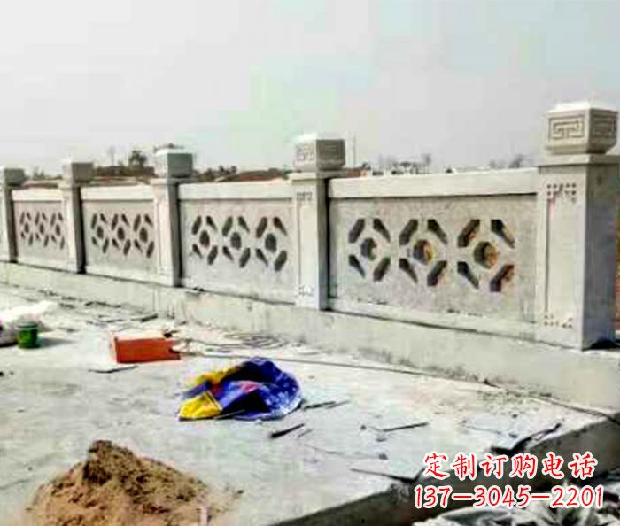 河源公园大理石栏板石雕