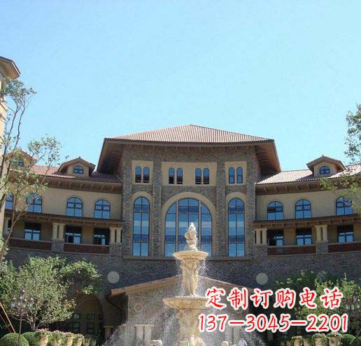 河源公园景观大理石喷泉石雕