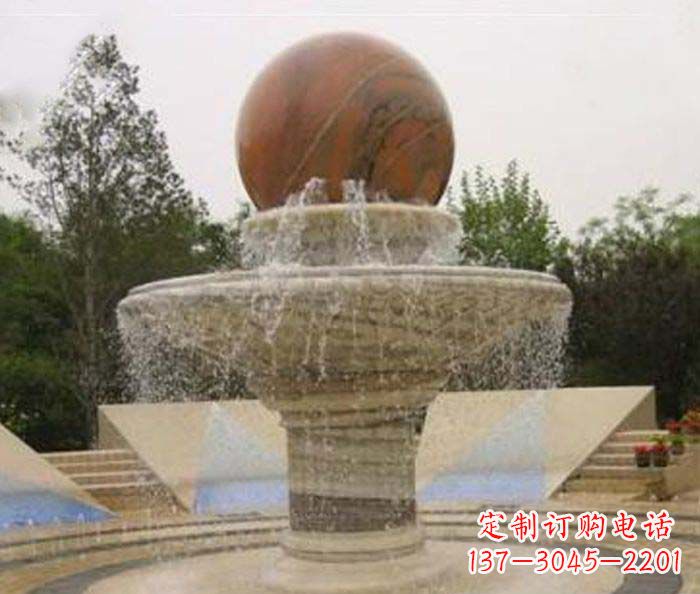 河源精致禅意风水球雕塑