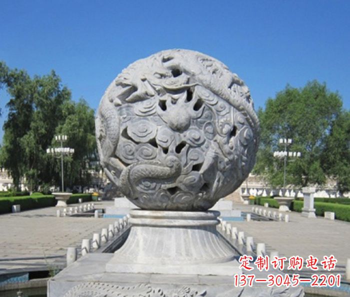 河源喷泉石雕塑,营造雅致公园景观