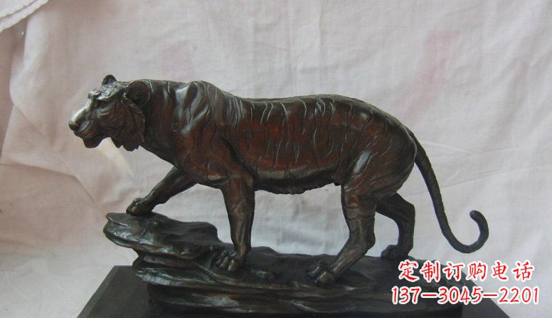 河源高质量老虎铜雕