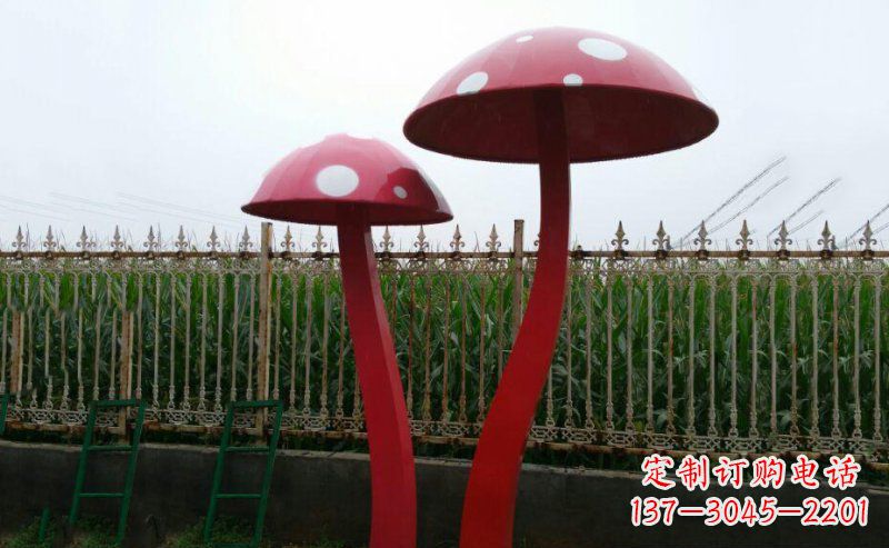 河源精致蘑菇不锈钢雕塑