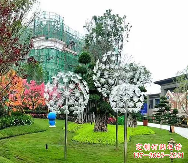 河源公园蒲公英雕塑