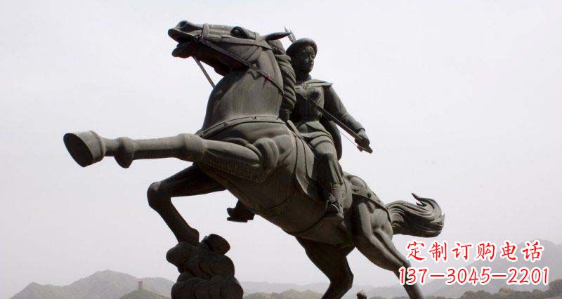 河源西方风格骑马雕塑