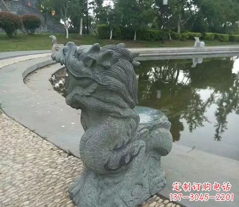 河源中国十二生肖石雕